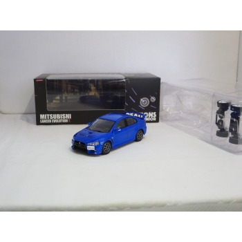 BM Creations 1:64 Mitsubishi Lancer Evo X LHD 2007 blue